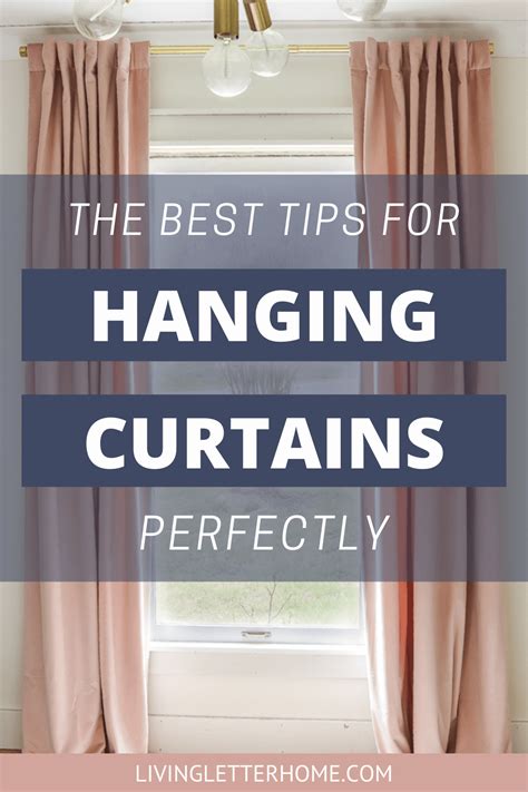 how to hang curtain rods